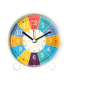 Stylish Plastic Home Bedroom Cartoon Children's Alarm <strong>Clock</strong> Desktop Electronic <strong>Clock</strong> Silent Early Education Alarm <strong>Clock</strong> - Product Image 4