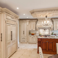 Armoire de cuisine moderne Armoires classiques françaises ultra-luxe Usine de haute qualité personnalisée