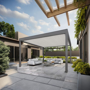 <span class=keywords><strong>Prix</strong></span> d'usine, gazebo de jardin moderne personnalisé, <span class=keywords><strong>pergola</strong></span> en aluminium à ouverture/fermeture électrique, toit à lames écologique pour toutes les saisons - Product Image 6