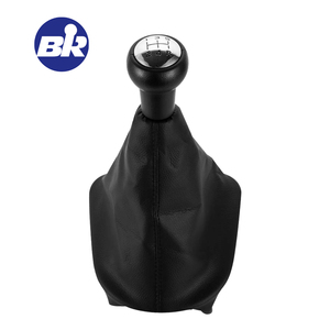 Nouveau Produit Vente Chaude Fabricant Pommeau de Levier de Vitesse de Voiture Soufflet en Cuir 5 Vitesses pour Peugeot 207 <span class=keywords><strong>307</strong></span> <span class=keywords><strong>CC</strong></span> 308 Kit Noir Inoxydable - Product Image 1