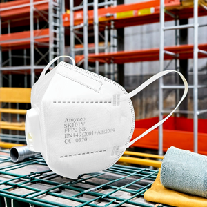 व्यक्तिगत सुरक्षा उपकरण <span class=keywords><strong>n95</strong></span> fp2 डिस्पोजेबल 5-परत मास्क समायोज्य नाक क्लिप इयरलूप श्वसन वाल्व - Product Image 3