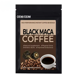 Suministro <span class=keywords><strong>de</strong></span> fábrica <span class=keywords><strong>de</strong></span> café puro <span class=keywords><strong>de</strong></span> Maca Energy: aumenta el rendimiento sexual con polvo instantáneo negro natural - Product Image 1