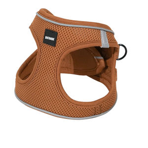 Siap kapal mewah nyaman jala udara tali anjing dapat disesuaikan tanpa tarik rompi hewan peliharaan bantalan reflektif pelatihan berjalan - Product Image 3