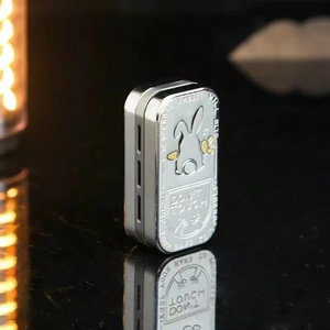 Juguete Antiestrés Metálico EDC Rabbit, Deslizador Táctil de Tres Capas de Empuje Directo, Portátil para Uso Diario y Exterior, para TDAH, Edades 14-18 - Product Image 4