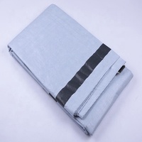 Bâche en tissu PE léger, imperméable, anti-âge, pour couverture de sol, tissée, enduite, protection de toit de tente extérieure, résistante aux UV