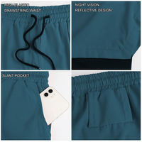 Logo personnalisé Short de course d'entraînement Short de sport léger pour hommes à séchage rapide pour l'entraînement du yoga avec poches