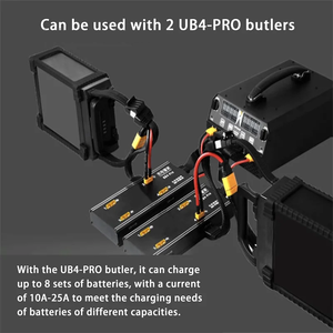 เครื่องชาร์จแบตเตอรี่โดรนอัจฉริยะ U4 EV-PEAK 100V-240V สำหรับโดรนแข่งขันและอีทอล - Product Image 6