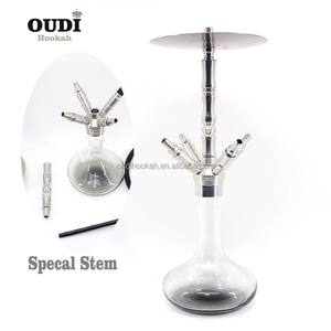 Cachimba de acero inoxidable V2A, pipa de agua Shisha con vástago móvil, juegos completos para <span class=keywords><strong>tabaco</strong></span> - Product Image 2