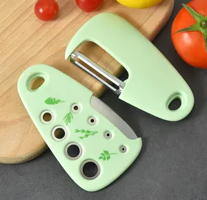 Neue Küchengeräte Set von 6 Stück einzigartige Küchen helfer Schäl geräte Pizza Cutter Gemüse reibe Herb Leaf Stripping Tool