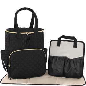 <span class=keywords><strong>Sac</strong></span> <span class=keywords><strong>à</strong></span> dos multifonctionnel <span class=keywords><strong>à</strong></span> la mode pour maman étanche léger Polyester matelassé poches isolées <span class=keywords><strong>sac</strong></span> <span class=keywords><strong>à</strong></span> <span class=keywords><strong>langer</strong></span> Portable - Product Image 2