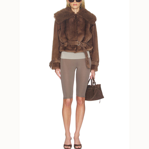 <span class=keywords><strong>Abrigo</strong></span> de Piel Sintética Ecológico, Chaqueta Corta Personalizada para <span class=keywords><strong>Mujer</strong></span>, Ropa de <span class=keywords><strong>Abrigo</strong></span> Cálida para Invierno, <span class=keywords><strong>Abrigo</strong></span> Grueso, Fabricante de Ropa OEM ODM - Product Image 5