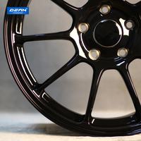 Rines Personalizados Nuevos de Aleación de Aluminio Forjado de Varias Radios DEAN DP185 para BMW-140, 19/20/21/22 Pulgadas, 5x112/114.3/120, Negro Brillante