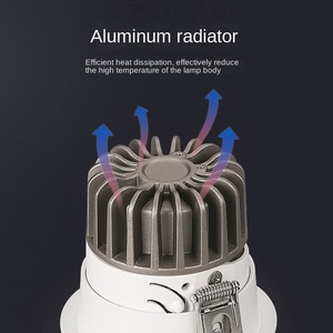 Foco de mazorca empotrado carcasa de aluminio foco LED antideslumbrante 7W 8W 12W 15W 20W mini tuya foco regulable inteligente - Product Image 2