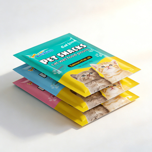 Pochette Premium <span class=keywords><strong>pour</strong></span> Aliments Humides <span class=keywords><strong>pour</strong></span> Chats : Friandises, Pâté, Nourriture Humide, Herbe à Chat – Produits Nutritionnels <span class=keywords><strong>de</strong></span> Haute <span class=keywords><strong>Qualité</strong></span> <span class=keywords><strong>pour</strong></span> Animaux <span class=keywords><strong>de</strong></span> Compagnie (Vente en Gros) - Product Image 5