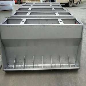 Mangiatoia per suini in acciaio inossidabile, utilizzata per l'allevamento di suini da carne. Distribuzione Automatica di Materiali da Fabbricazione di Lamiere Metalliche. - Product Image 2