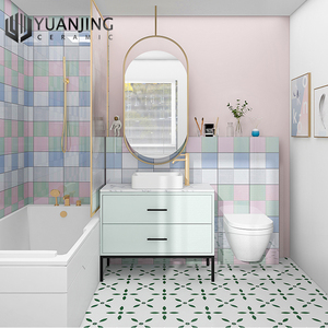 Carreaux de mur en porcelaine de 300x600 mm, bon marché, colorés, brillants, glacés, carreaux de métro, aspect brique, salle de bain, cuisine - Product Image 2