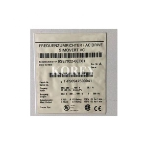 ตัวแปลงไฟฟ้า Simovert VC Converter รุ่น 6SE7022-6EC61 Spot - Product Image 4