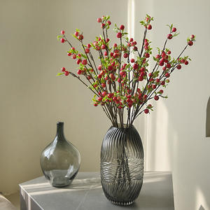 Pommier Mini Fruits Ornements De Fruits Artificiels Branche De Baies De Pomme Artificielle Rouge - Product Image 6