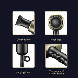 Portable Travel Hair <b>Dryer</b> Mini Compact and Lightweight Design With Comb for Hotel Use on the Go ULTRA-PORTABLE TRAVEL DESIGN Sp - Product Image 6