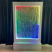 Enseigne de Bienvenue de Mariage, Fontaine Cascade Intérieure à Lumière LED, pour Décoration d'Hôtel et de Mariage, en Promotion