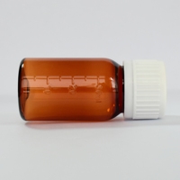 Bouteille en plastique PET de 30ml pour sirop contre la toux avec bouchon à vis CRC Fabricant de gros Produit bon marché de haute qualité
