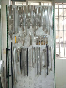 Poignée de congélateur brossée réfrigérateur poignées de porte double réfrigérateur poignées pliées lisses - Product Image 6