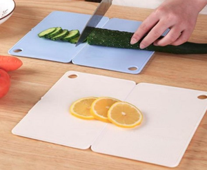 Planche à découper pliable multifonctionnelle double face avec logo personnalisé, très vendue, pour la maison - Product Image 3