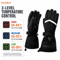 Gants chauffants à batterie avec contrôle intelligent de la température, professionnels, pour la moto, la conduite et les excursions en camping