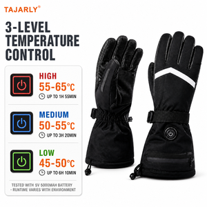 <span class=keywords><strong>Gants</strong></span> chauffants à batterie avec contrôle intelligent de la température, professionnels, pour la <span class=keywords><strong>moto</strong></span>, la conduite et les excursions en camping - Product Image 4