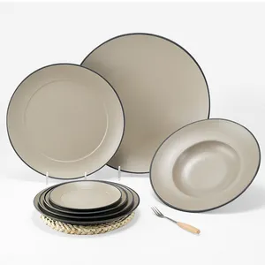 Bữa Tiệc Khách Sạn Melamine Nhựa Dinner Tấm Giá Rẻ Sạc Sushi Món Ăn Và Tấm Cho Dã Ngoại