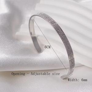 Bracciale in Acciaio Inossidabile Placcato <span class=keywords><strong>Oro</strong></span> 18k con Incisioni Arabe-Islamiche, Adatto sia per Uomini che Donne, <span class=keywords><strong>Adulti</strong></span> e Bambini, Regolabile - Product Image 1