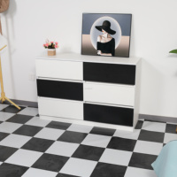 Armoire seau, armoire de rangement pour chambre à coucher, armoire de rangement de salon, armoire murale, armoire à tiroirs, armoire de chevet blanche