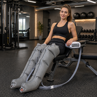Appareil de thérapie par compression d'air pour drainage lymphatique VU, 4 chambres pour les jambes, pression réglable, utilisation à domicile, en clinique, en salle de sport