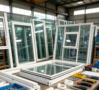 Cabine Modulaire à Rideaux en Verre, Façade en Verre Trempé en Kit pour Bureau, Salle d'Exposition, Café, Stand Commercial