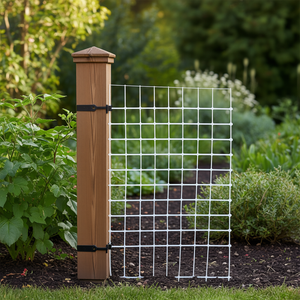 Estepona - Rejas Rectangulares Blancas de Alta Calidad 49321, Revestimiento Plástico Rectangular, Solución de Cercado Premium de Malla Plástica - Product Image 2