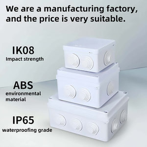 IP65 su geçirmez <span class=keywords><strong>PVC</strong></span> bağlantı kutusu dayanıklı dış mekan kablosu bağlantı elektrik konut üreticisi - Product Image 4