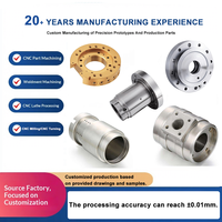 Pièces usinées CNC, pièces percées en acier inoxydable, tournage et fraisage CNC pour machines industrielles, service OEM personnalisé
