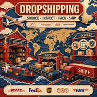Fournisseur professionnel de dropshipping, intégration Shopify, emballage personnalisé, suivi en temps réel et logistique internationale