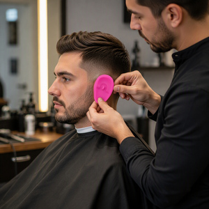Protège-oreilles en silicone pour la coupe de <span class=keywords><strong>cheveux</strong></span>, 1 paire de cache-oreilles pour coiffeur, pour <span class=keywords><strong>salon</strong></span> et usage domestique - Product Image 1