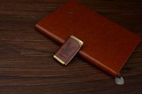 Briquet créatif en métal en cuir 201, idéal pour les cadeaux d'hôtels et de vignobles