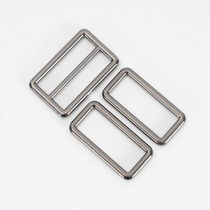 Hebilla rectangular de acero inoxidable para bolsos y carteras, cierre de correa ajustable - Product Image 3