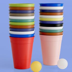16Oz 500Ml <b>Beer</b> Pong Bpa-Free Food Grade Pp Plastic Party Cups Reusable Disposable With Custom Logo Printing - Product Image 2