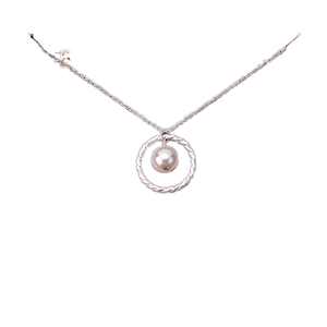 Collier Cercle Entrelacé <span class=keywords><strong>Grand</strong></span>-Mère avec Chaîne Perles Bambou, Bijoux Sportifs pour Femme - Product Image 1