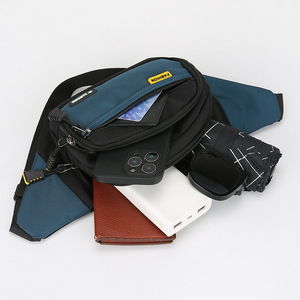 FASHION Men's Waist Bag Nylon Large Capacity Chest Pack Everyday Outfits Wear Resistant Summer 2026 - Product Image 4