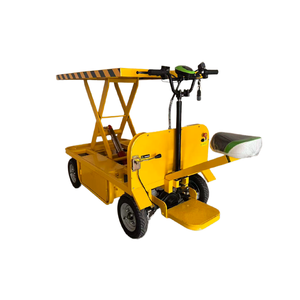 Draagbare 300Kg Handmatige Hydraulische Schaarlift Platform Flatbed <span class=keywords><strong>Trolley</strong></span> Mini Mobiele Stalen Materiaal Winkelopslag - Product Image 1