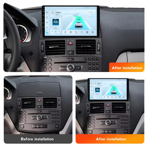Radio Mobil layar Hd <span class=keywords><strong>Android</strong></span>, navigasi Gps layar IPS 9 "untuk Mercedes Benz C Class W204 2007-2014 - Product Image 2