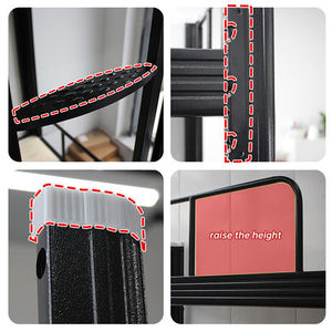 <span class=keywords><strong>Lit</strong></span> superposé en acier sur <span class=keywords><strong>mesure</strong></span> de haute qualité pour adultes, structure de <span class=keywords><strong>lit</strong></span> superposé <span class=keywords><strong>double</strong></span> avec construction renforcée pour une utilisation à long terme - Product Image 3