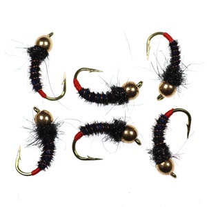 #12 Bluegill Crappie Panfish perche <span class=keywords><strong>arc</strong></span>-<span class=keywords><strong>en</strong></span>-<span class=keywords><strong>ciel</strong></span> <span class=keywords><strong>truite</strong></span> Caddis tête de perle <span class=keywords><strong>en</strong></span> laiton métallique nymphe Premium <span class=keywords><strong>pêche</strong></span> mouches <span class=keywords><strong>leurre</strong></span> - Product Image 4