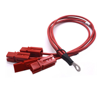 Câble de raccordement Powerpole 10 AWG, assemblage de câbles 4 pôles, borne annulaire de batterie, cosse en cuivre VW-1 600V 105C, vente en gros OEM