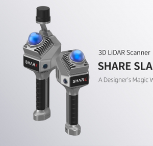 Escáner 3D Portátil SHARE S20 SE RTK SLAM con Precisión Centimétrica RTK Extraíble, Escaneo en Interiores y Exteriores, Ingeniería - Product Image 1
